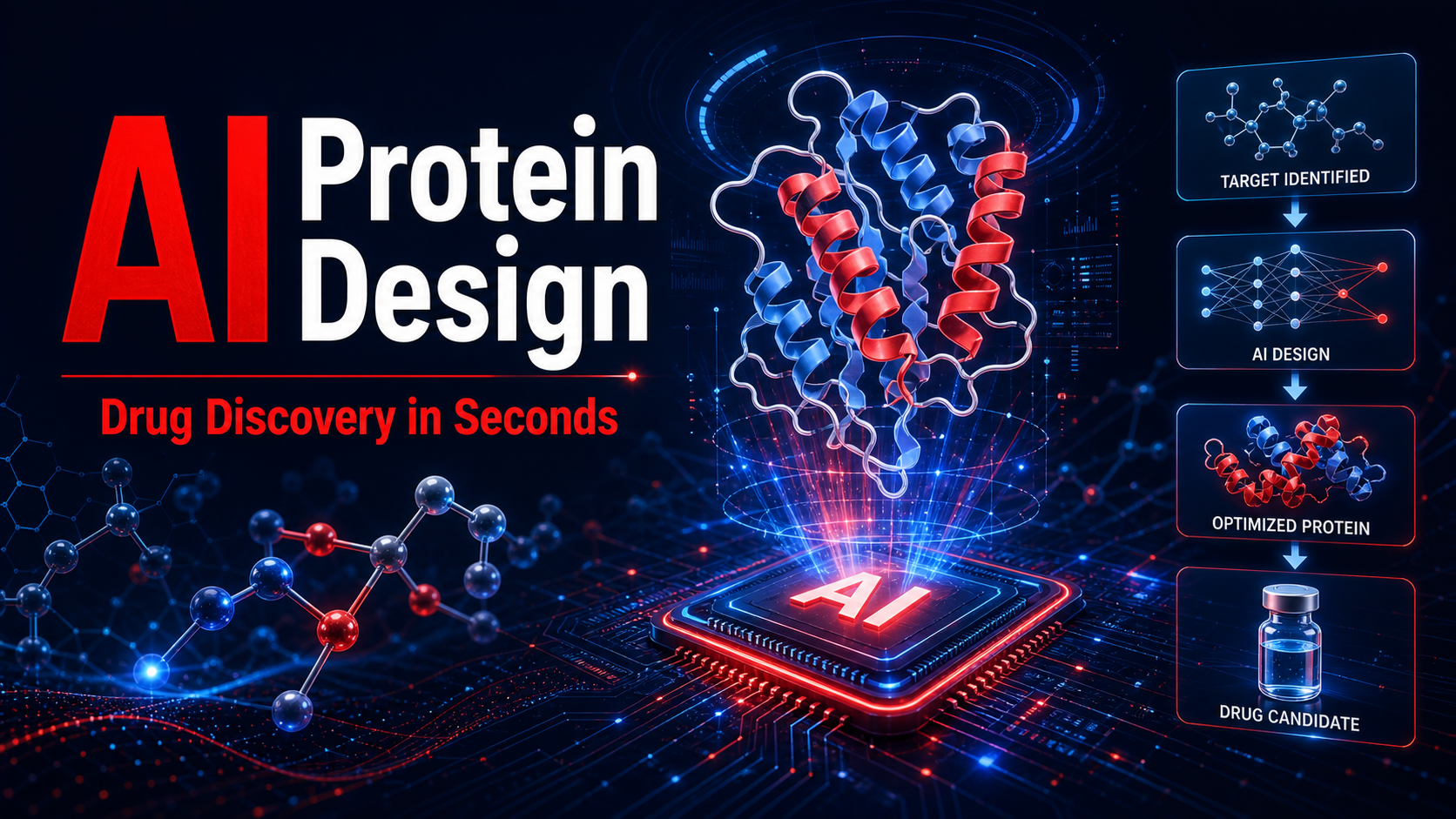 Scientists Use Generative AI to Design Custom Proteins in Seconds, Transforming Drug Discovery