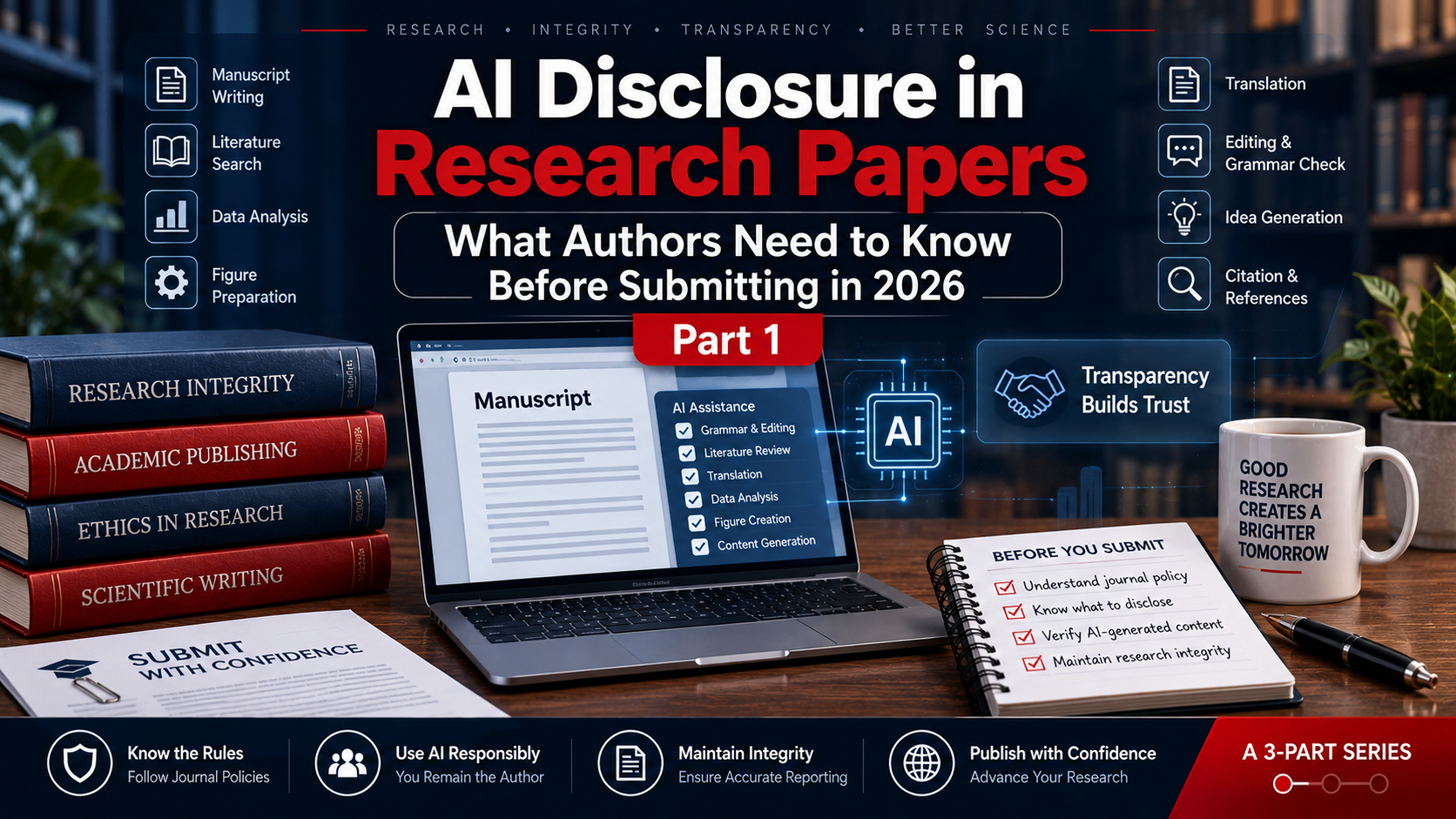 AI Disclosure in Research Papers: What Authors Need to Know Before Submitting in 2026 | Part 1