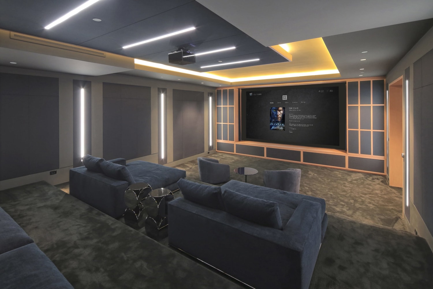 Dedicated home theater installed for immersive cinema performance