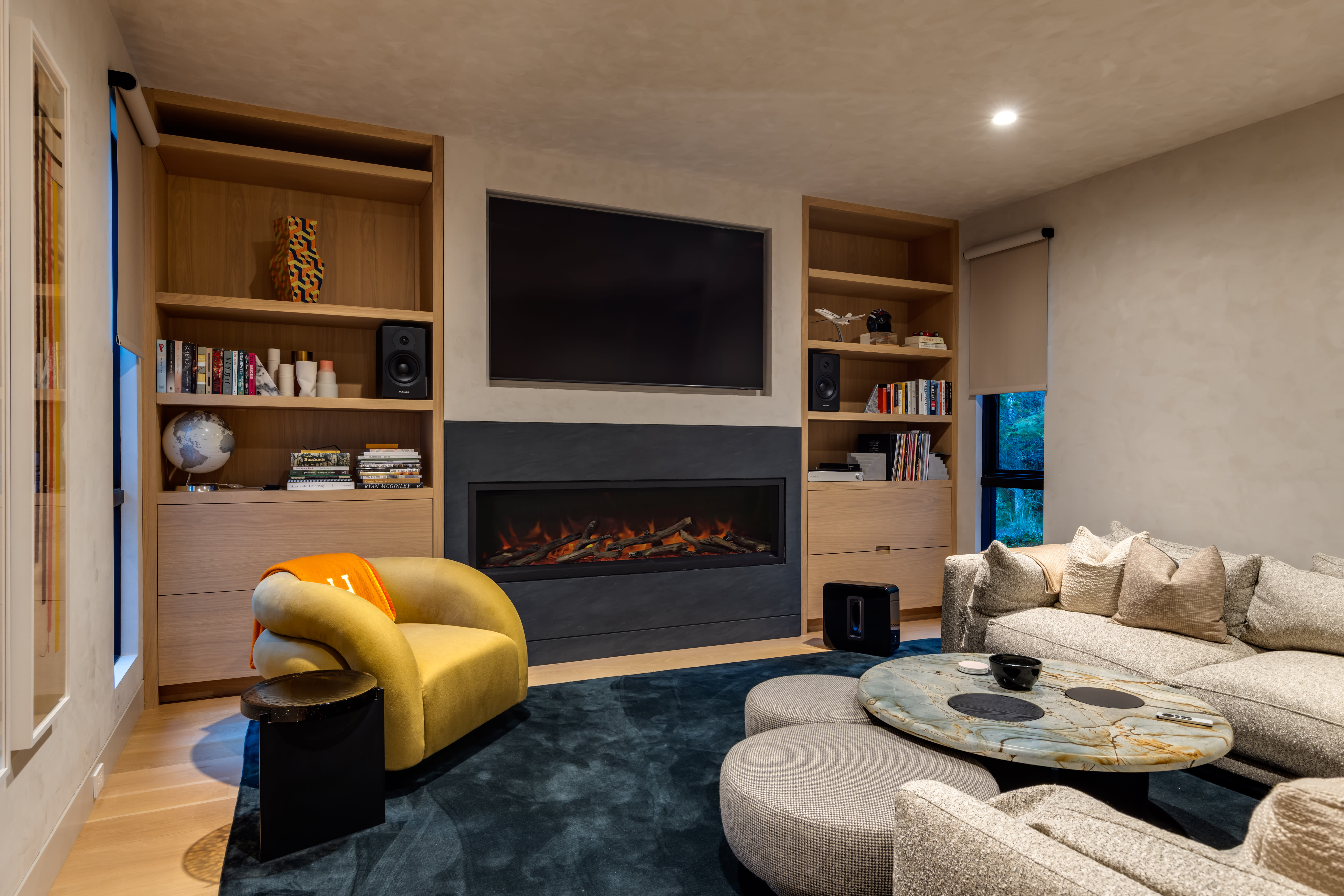 A refined home where technology is integrated invisibly