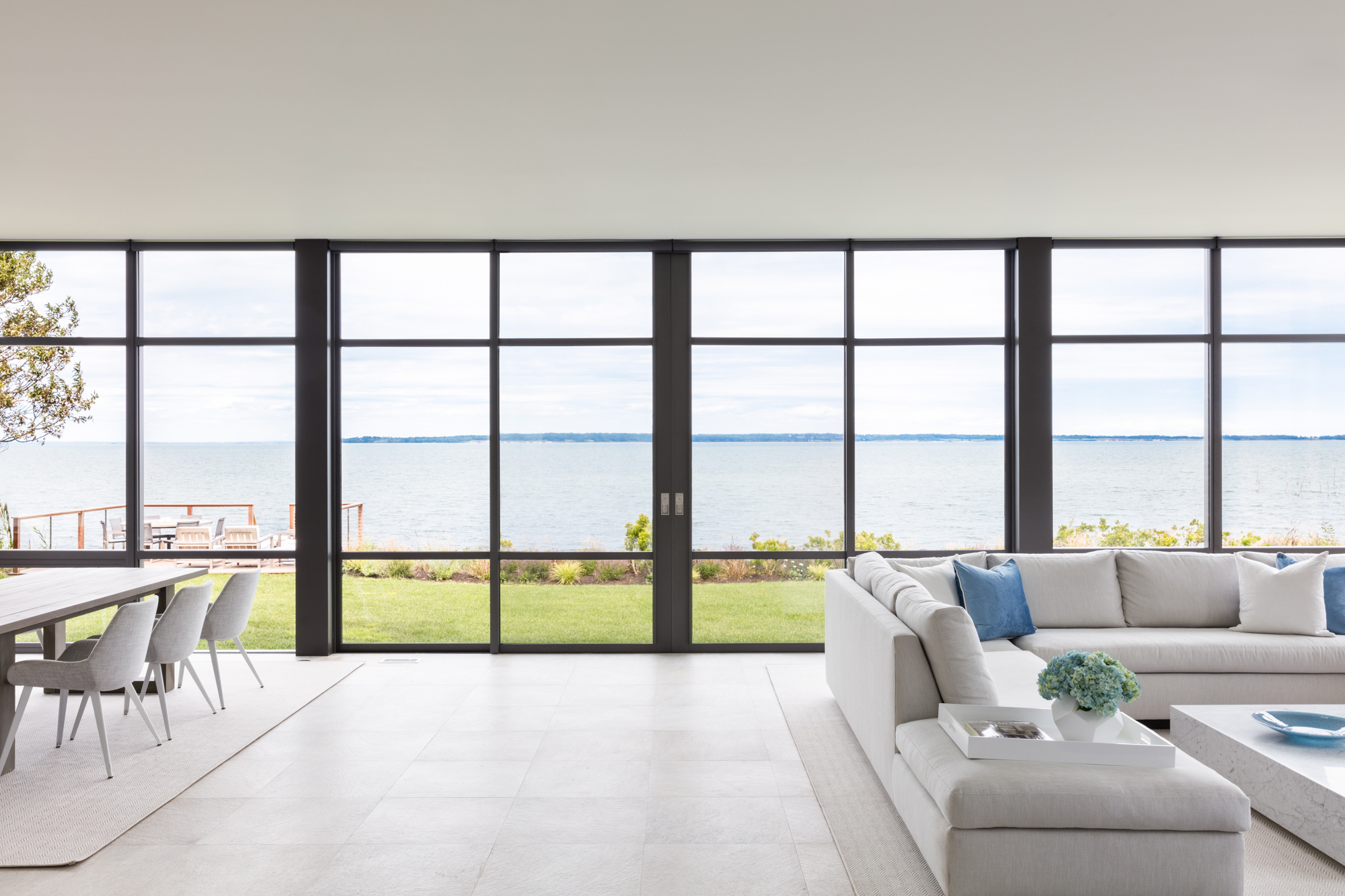 Luxury SoHo loft with integrated lighting shades audio and smart home technology