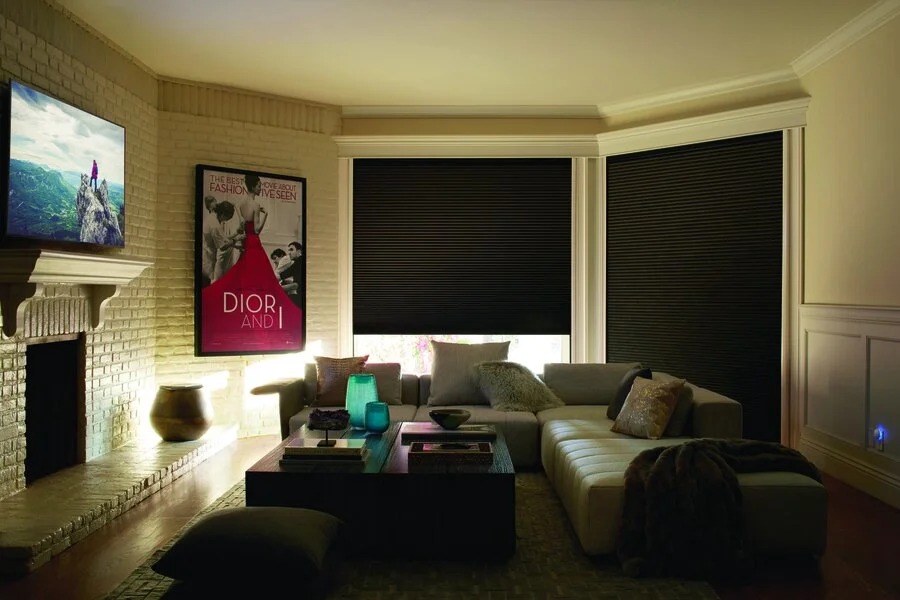 Motorized shades and lighting control in a Long Island Gold Coast residence