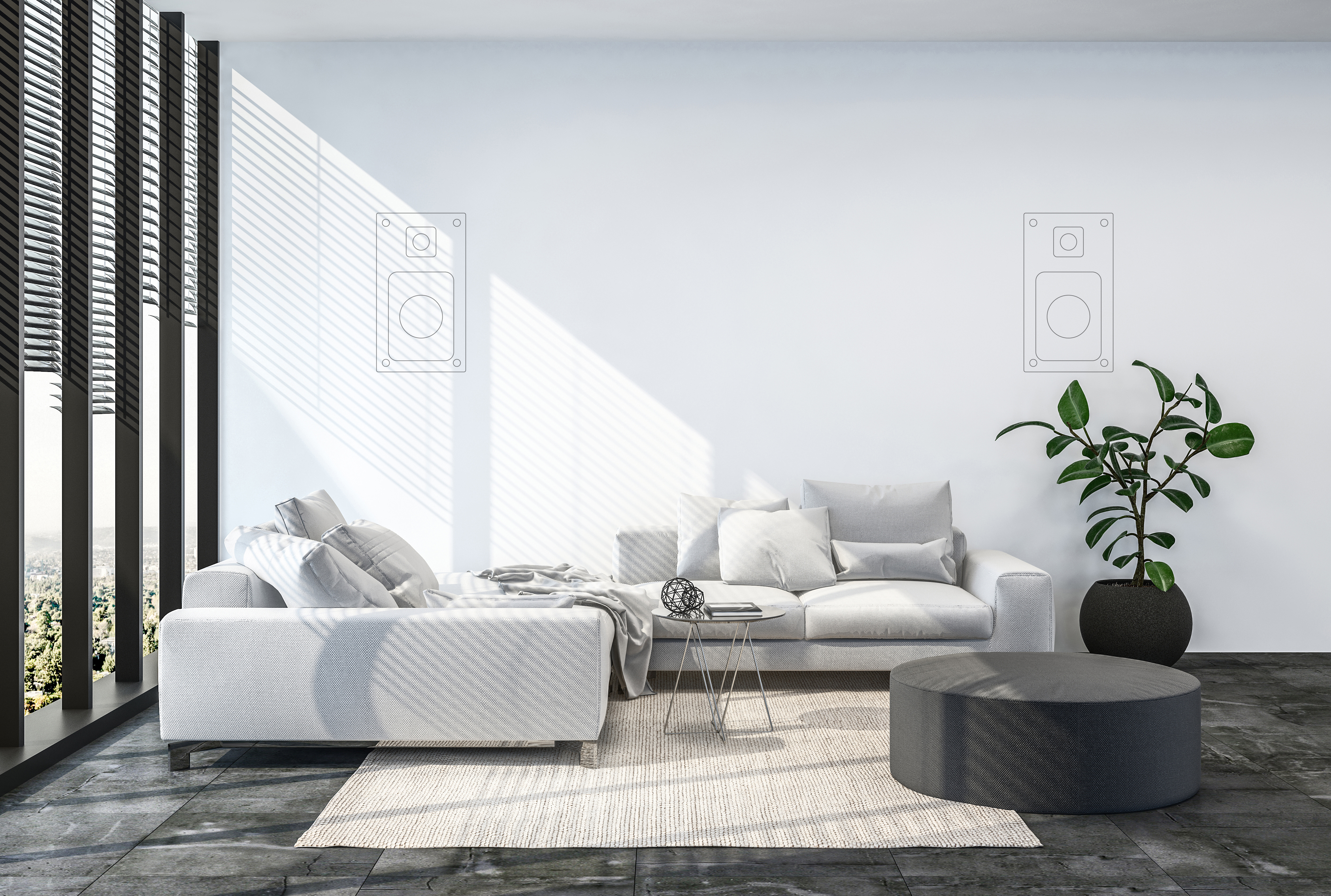 Hidden Audio in Living Room