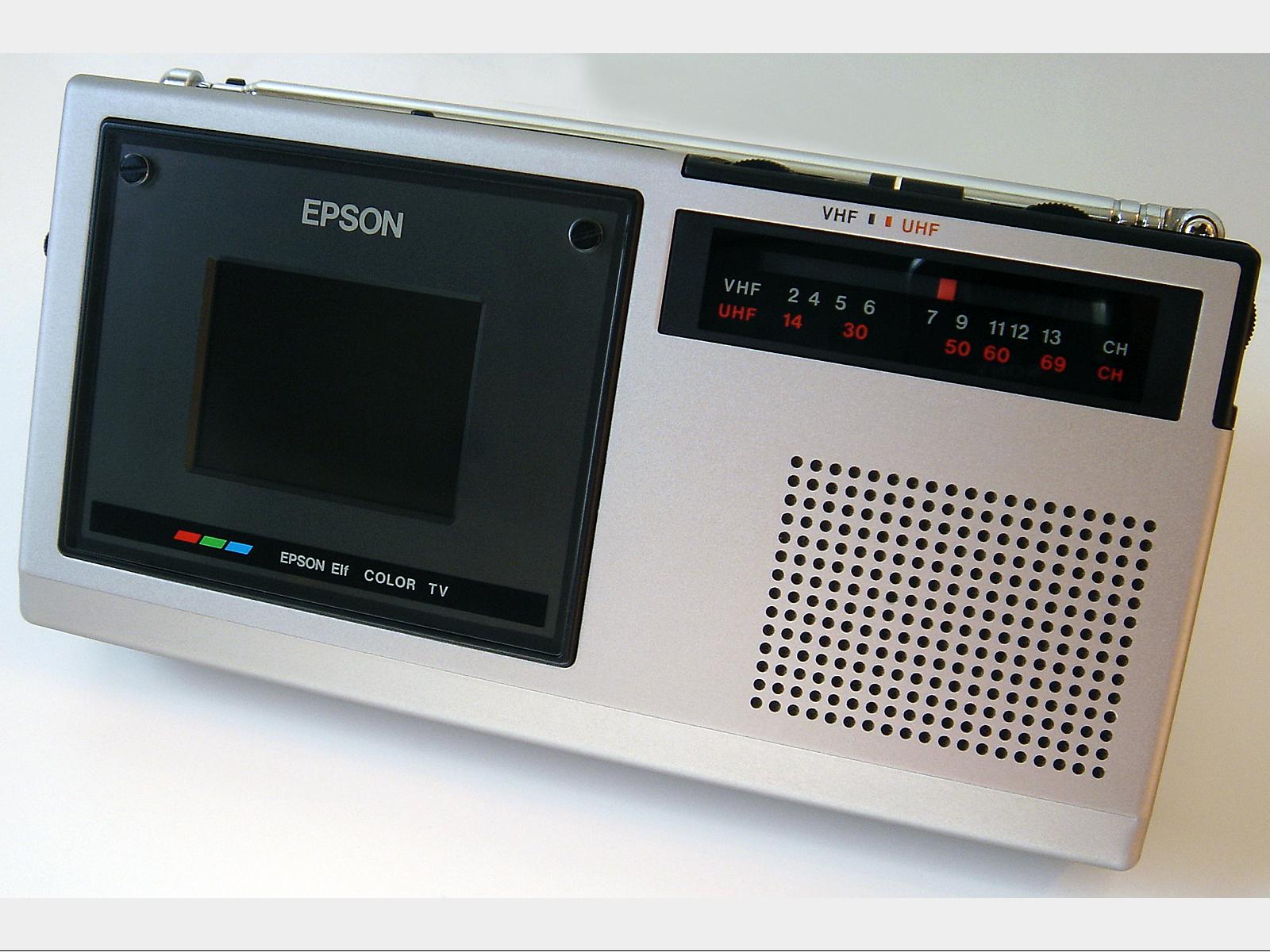 Epson ET-10 pocket LCD television from 1984