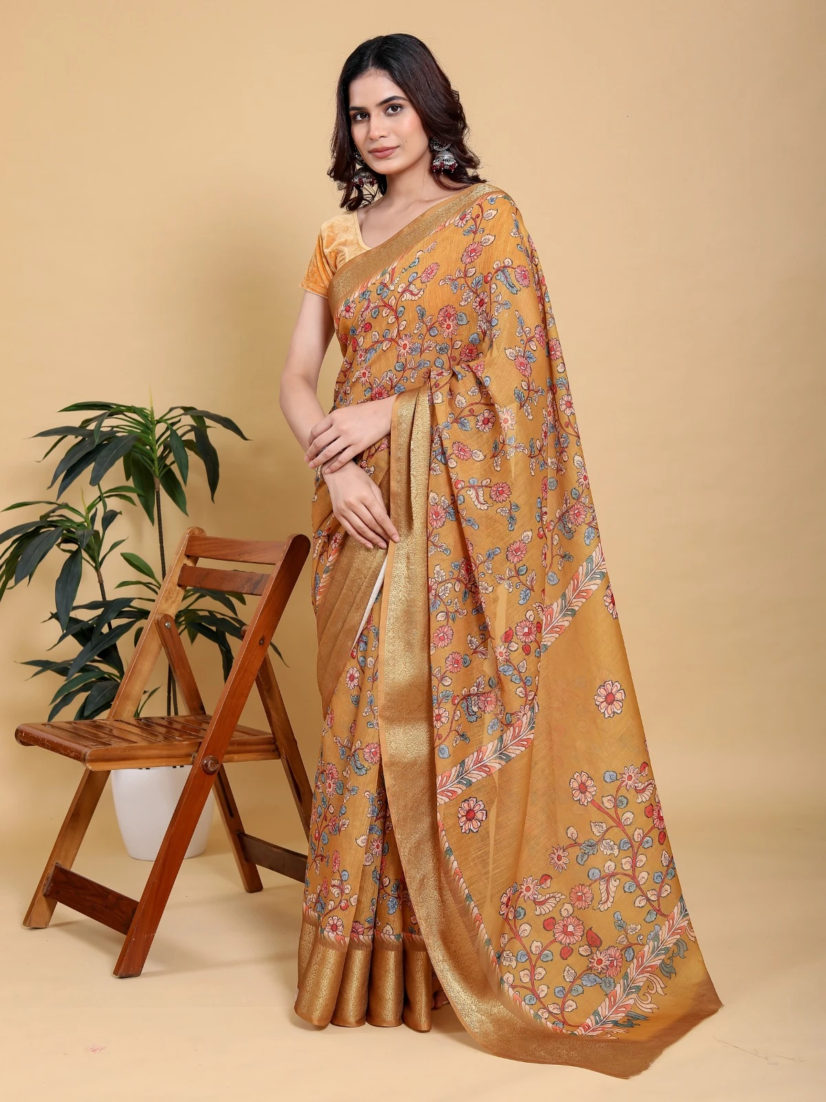 Linen Jacquard