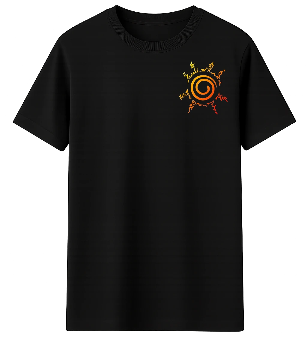 Playera Básica Sello del Chakra de Kurama - Edición Black 1