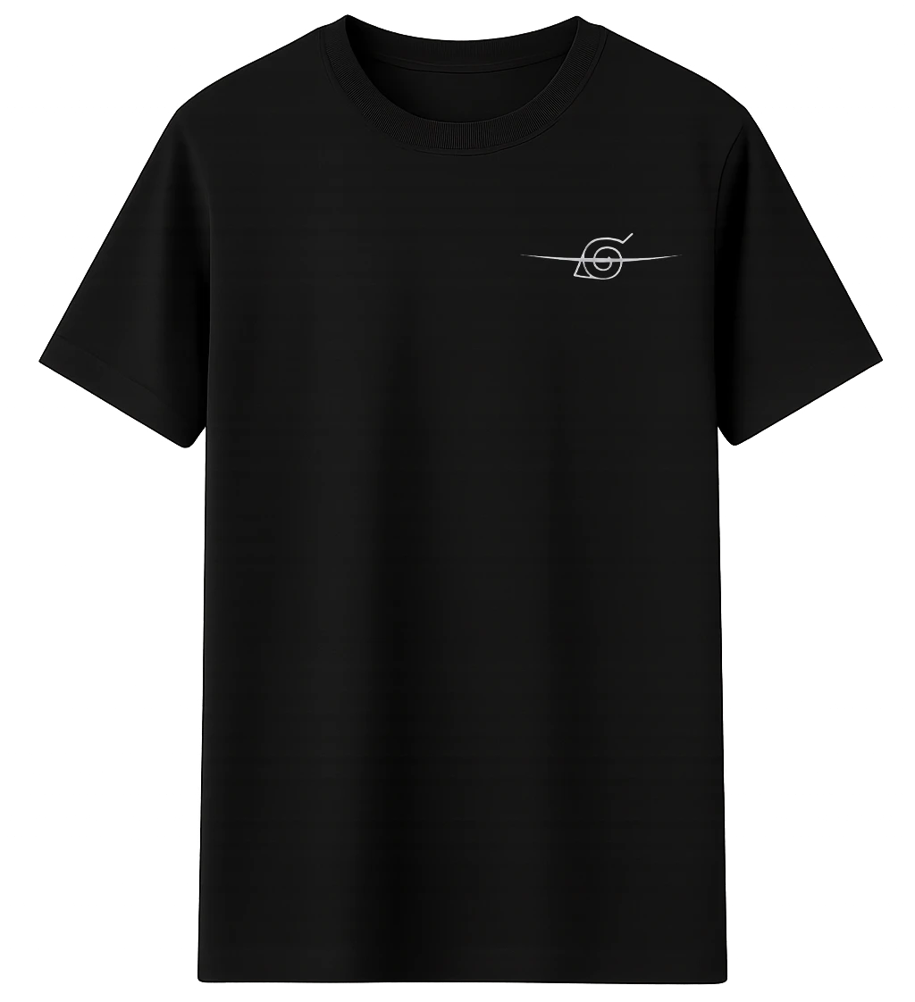 Playera Básica Símbolo de Konoha Rayado – Nukenin Edition 1