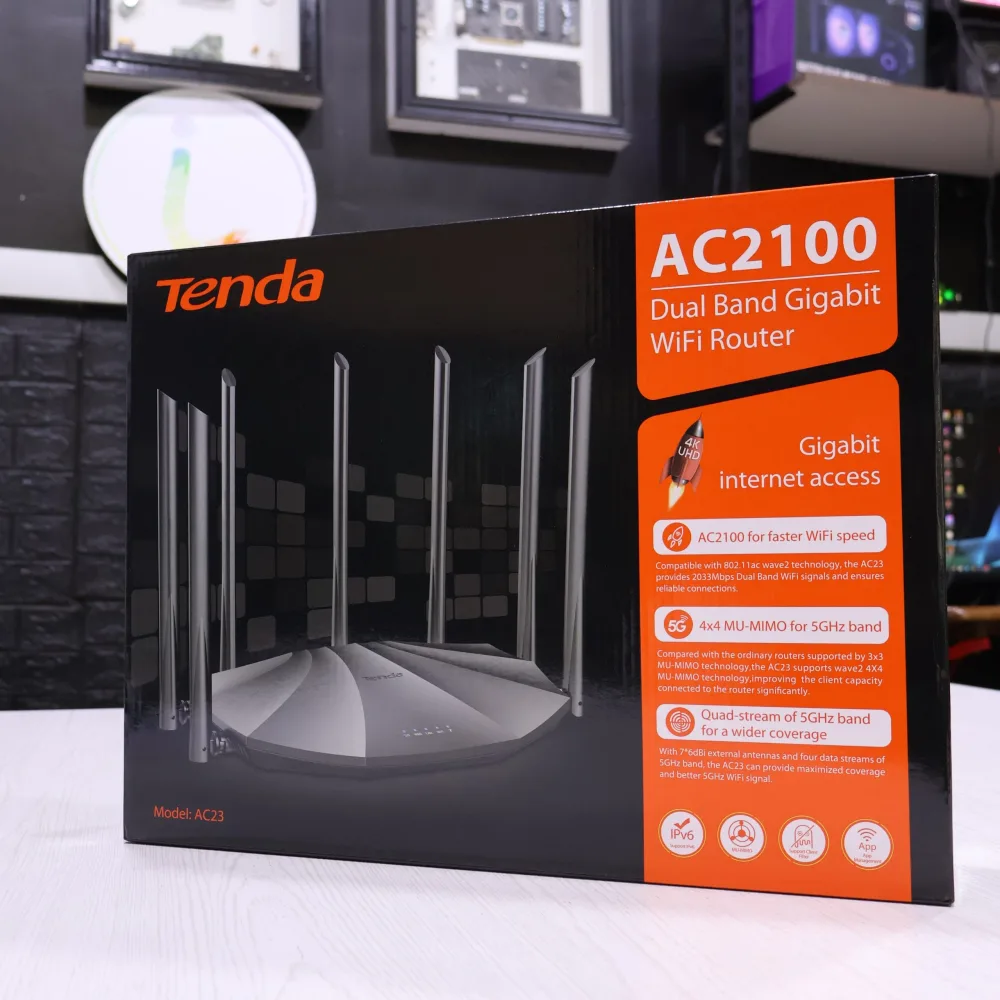 Tenda AC23 AC2100 Dual Band Gigabit WiFi Router