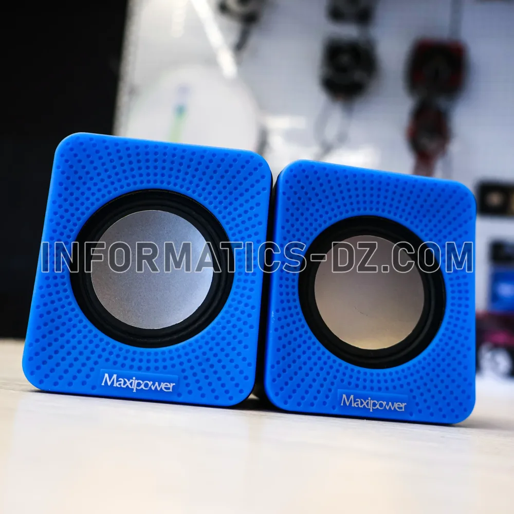 Maxipower Mini-Speakers D01S - Compact, High-Performance USB Speakers with Magnetic Shielding
