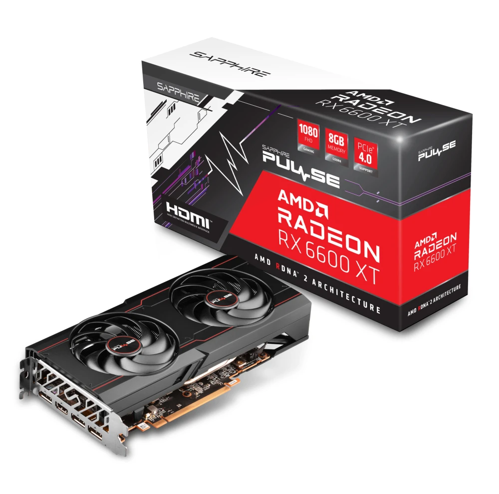 [[ USED ]] SAPPHIRE PULSE RX 6600 XT 8GB GDDR6