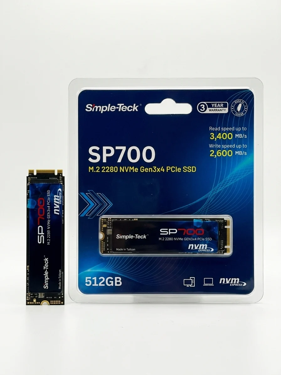 Simple-Teck SP700 512GB NVME SSD PCIe 3.0