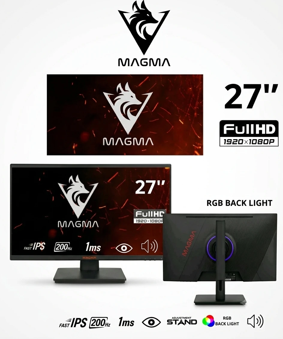 MAGMA MG27GMG-200Hz 27&Prime; FHD Fast IPS 200Hz 1ms