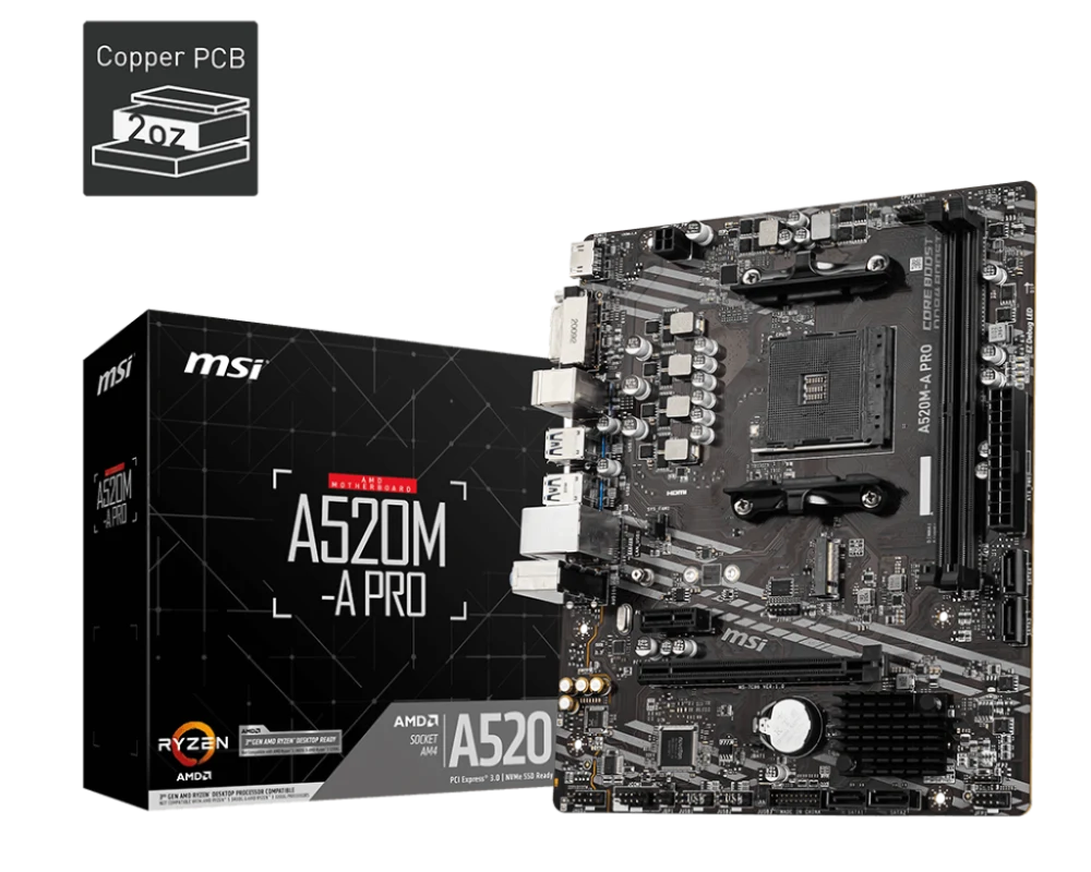 MSI A520M-A PRO DDR4