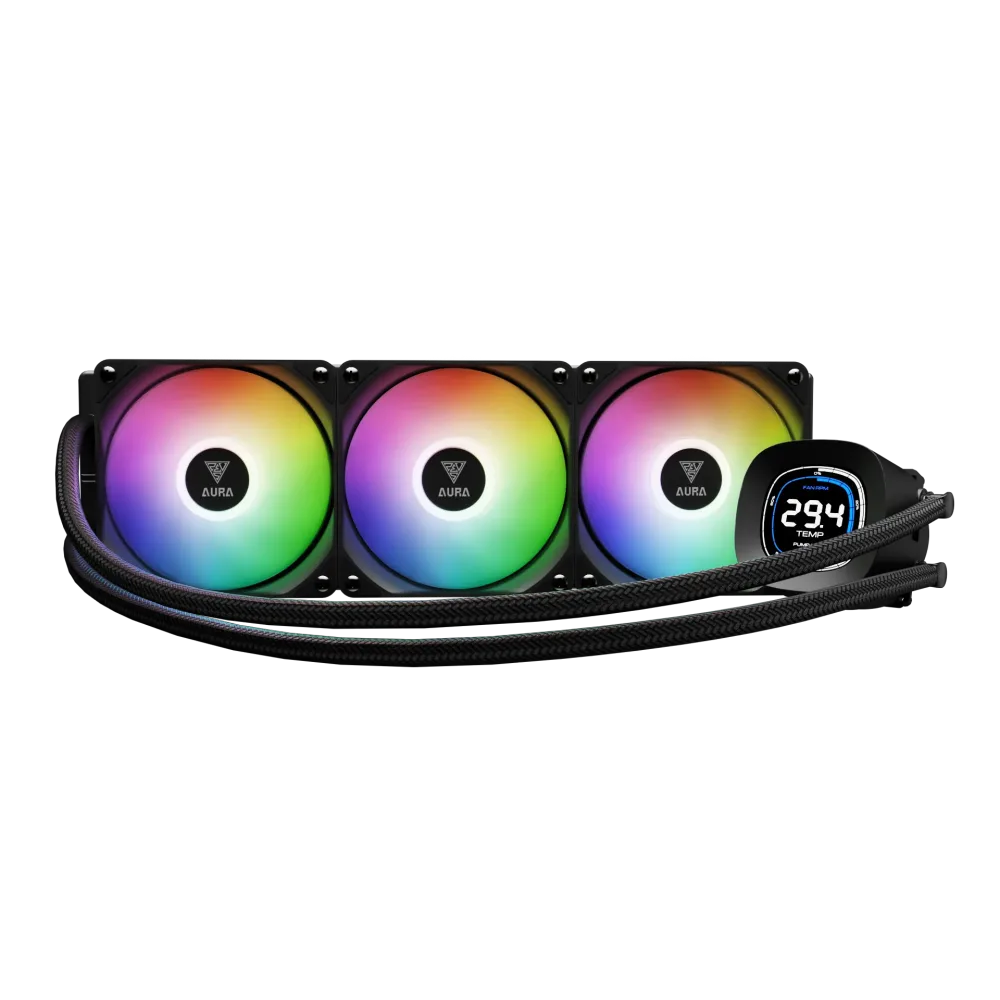 WATERCOOLING GAMDIAS AURA GL 360 DIGITAL BLACK