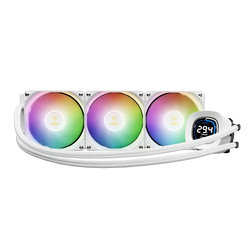 WATERCOOLING GAMDIAS AURA GL 360 DIGITAL WHITE