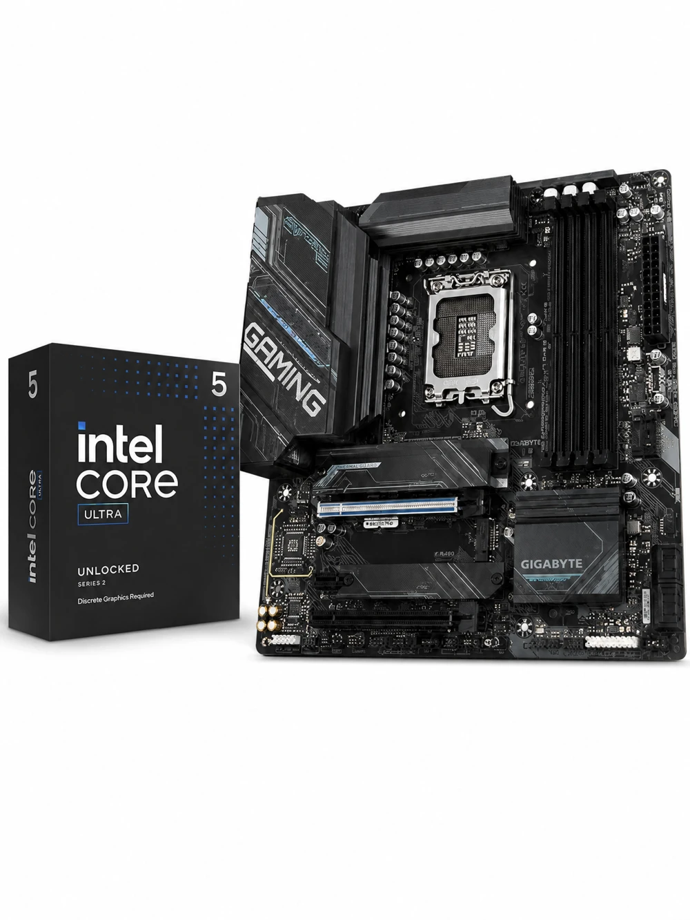 Kit Évolution PC : Processeur Intel Core Ultra 5 245K + Carte Mère Gigabyte Z890M GAMING X