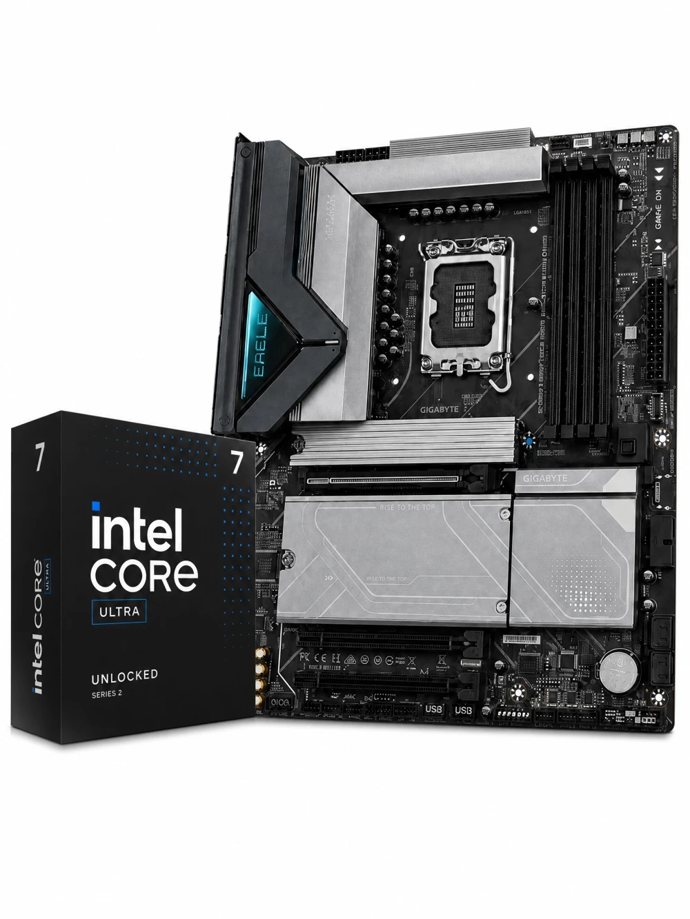 Kit Évolution PC : Processeur Intel Core Ultra 7 265F + Carte Mère Gigabyte Z890 Eagle WIFI7