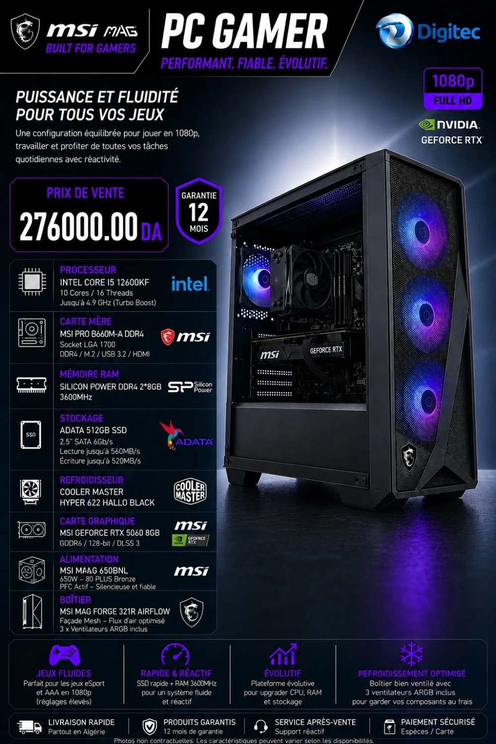 UNITE GAMING I5 12600KF