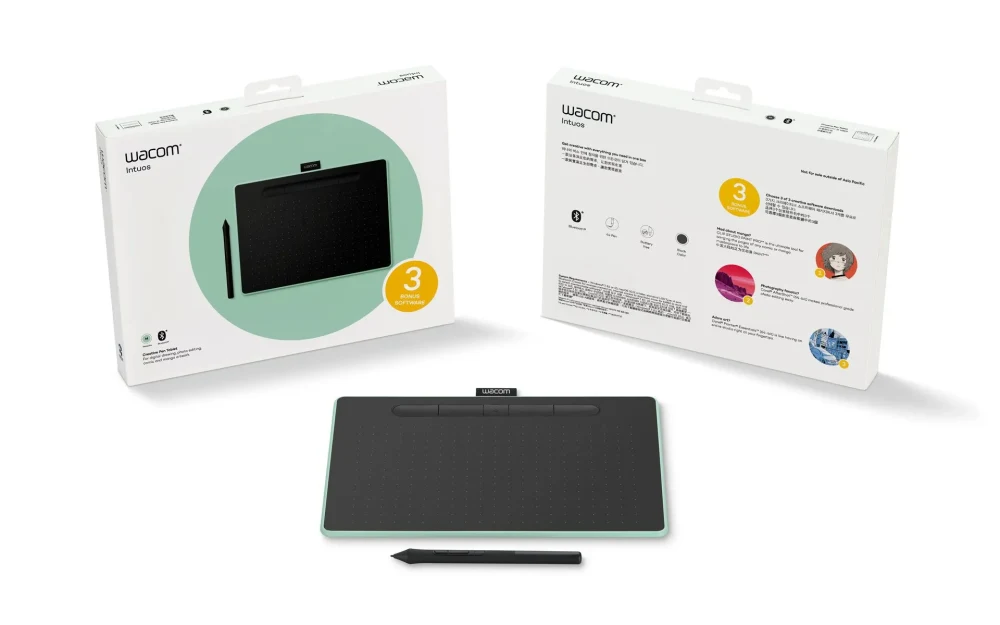 Wacom Intuos CTL-6100 Medium Bluetooth pistache