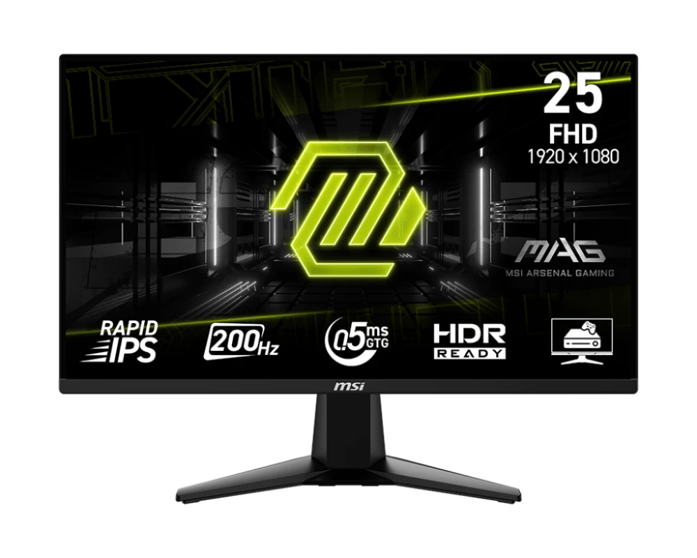 ECRAN MSI MAG 255F E20 IPS 200HZ 0.5MS FHD 25&Prime;