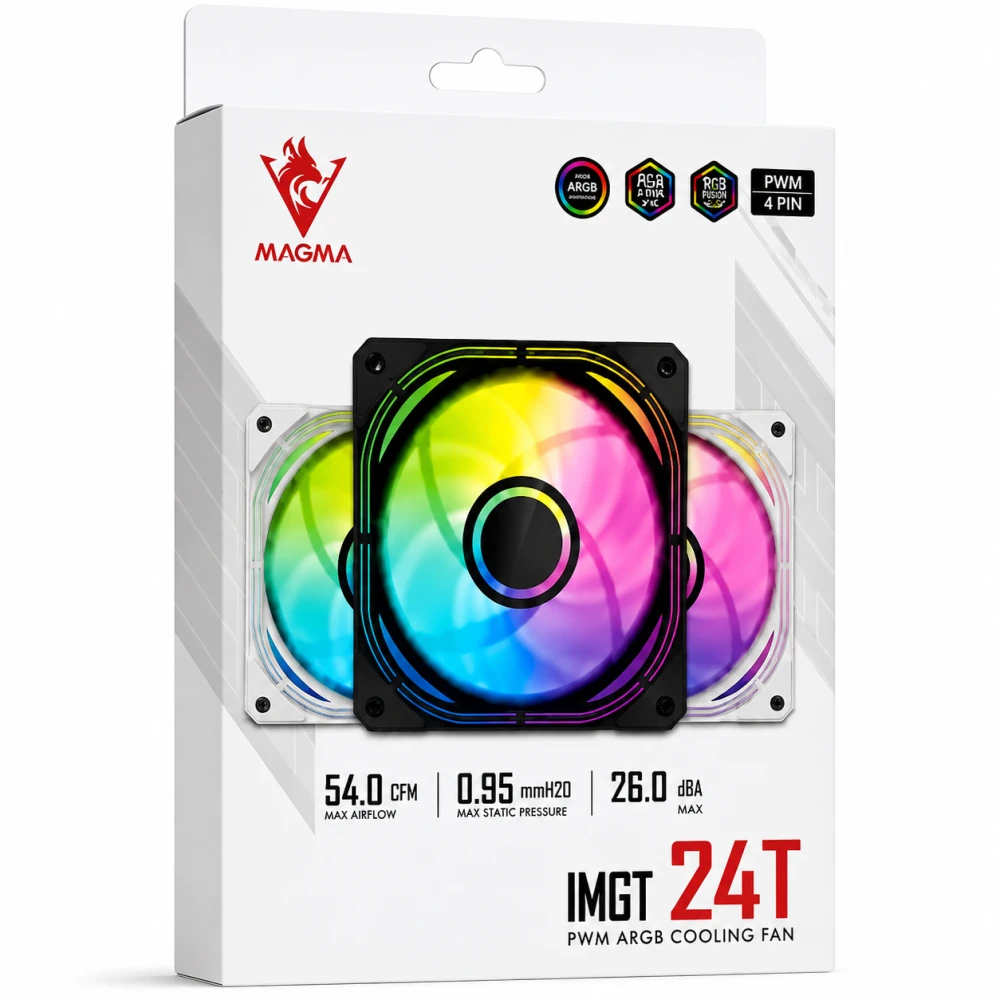 Pack ventilo MAGMA IMGT 24T 3 in 1 ARGB