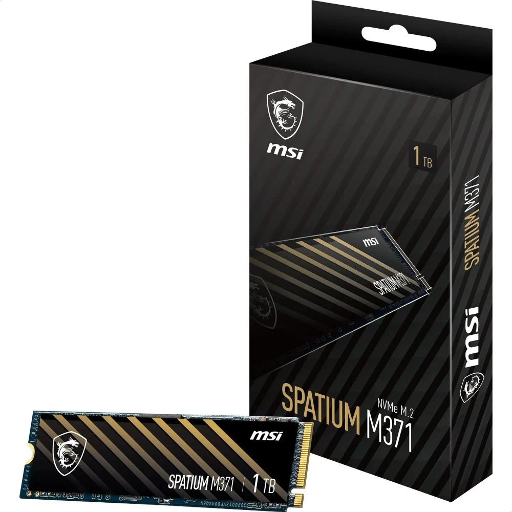 SSD M.2 MSI SPATIUM M371 1TO NVME GEN 3