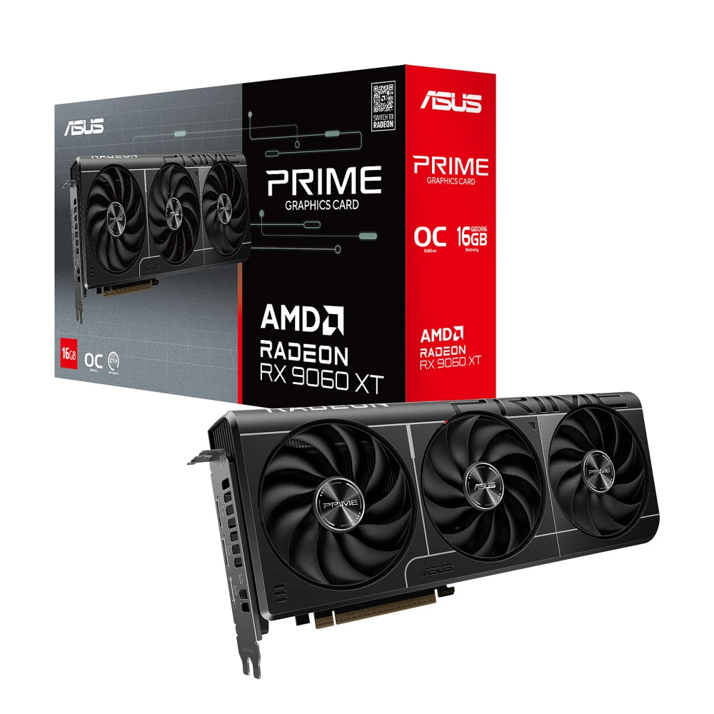 ASUS PRIME AMD RADEON RX 9060 XT OC 16GO