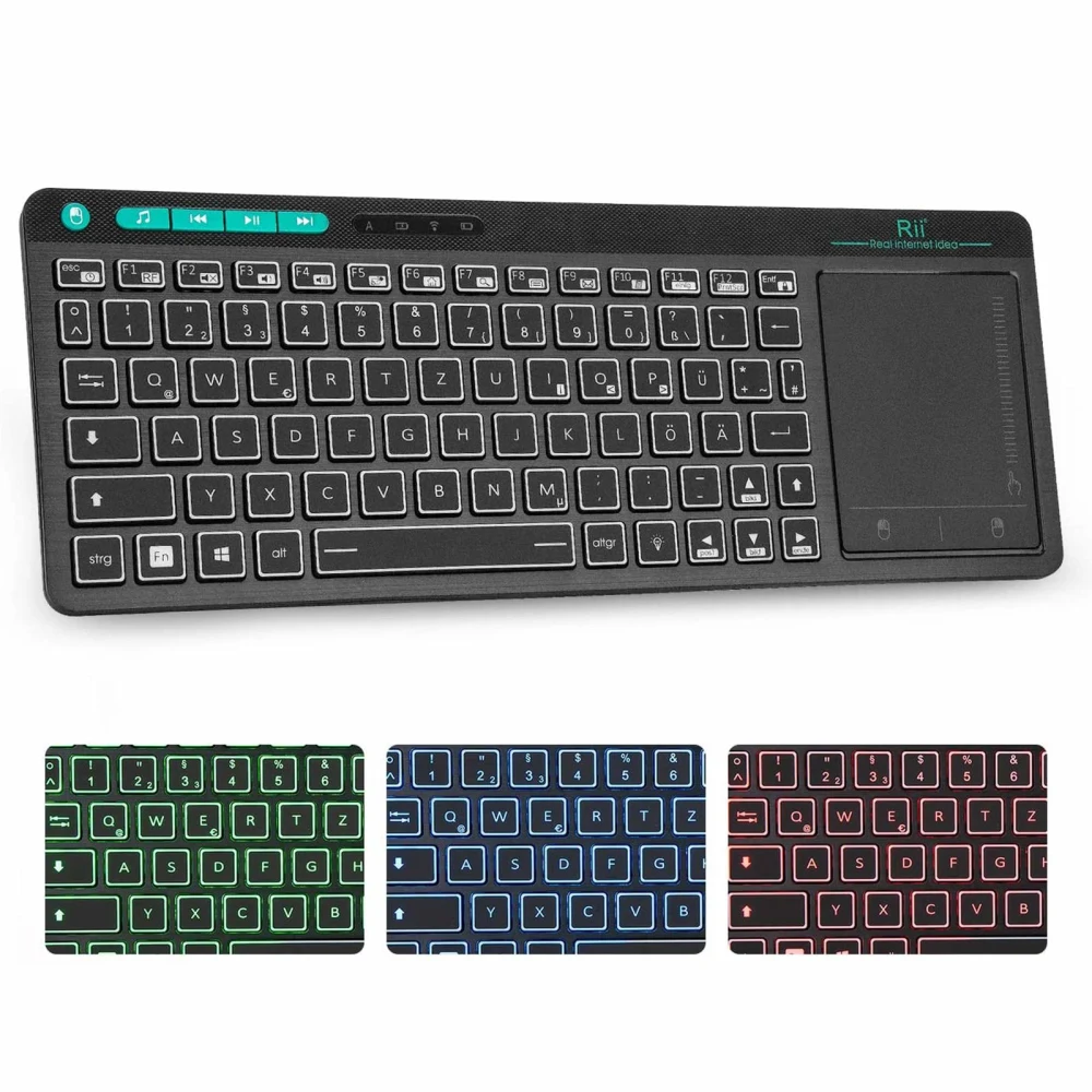 CLAVIER PAVE TACTILE SANS FIL RII RT518