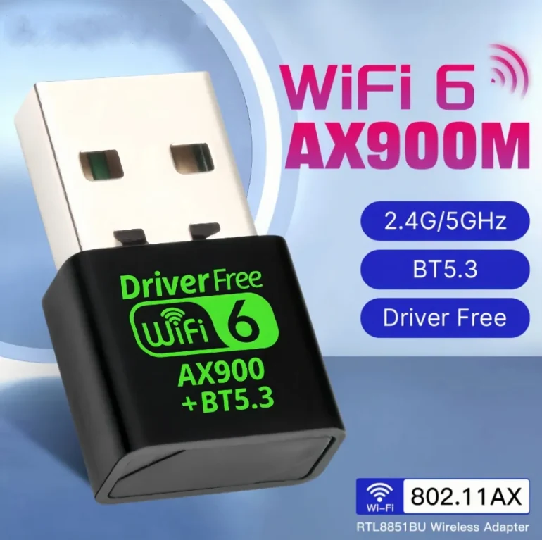 CLE WIFI 6 AX900 USB + BLUETOOTH 5.3