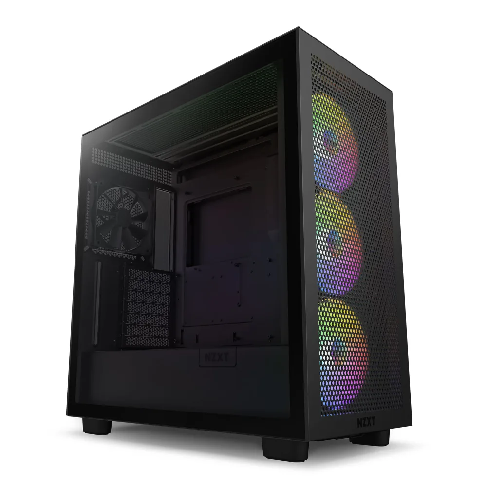 BOITIER NZXT H7 FLOW BLACK RGB
