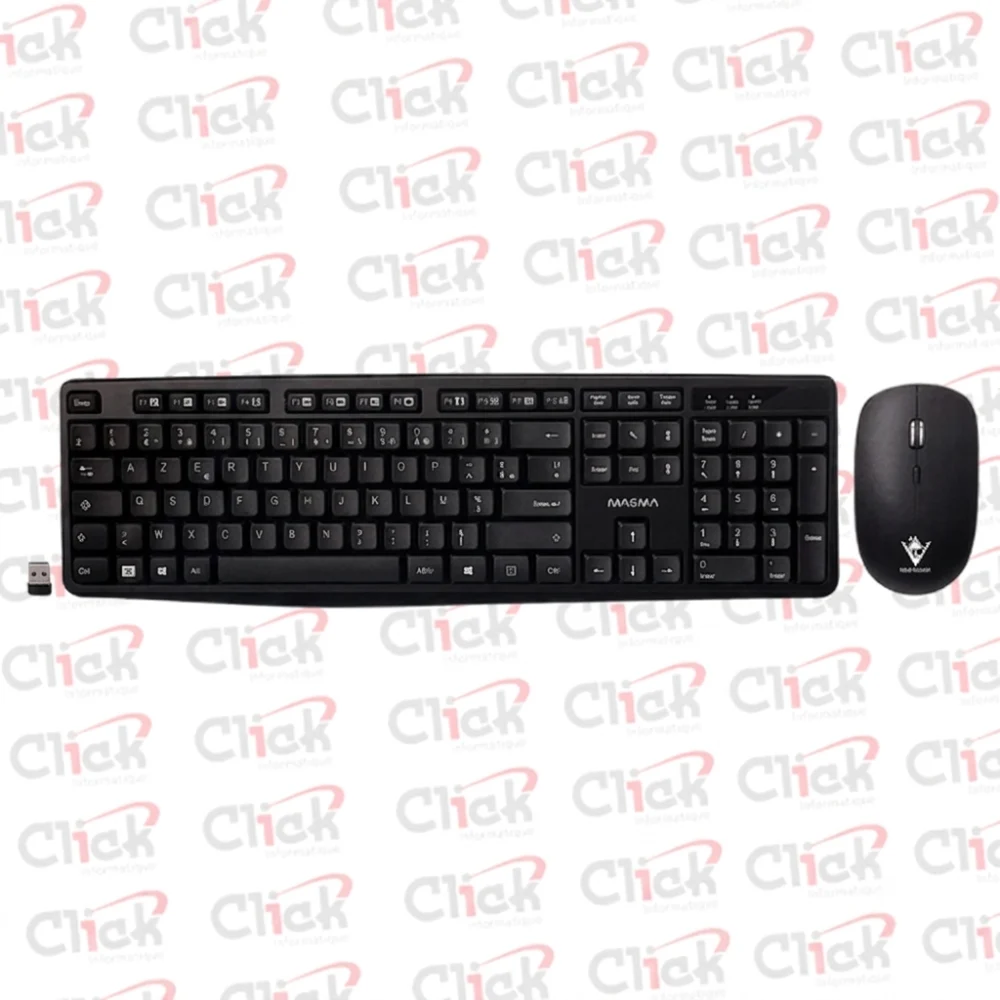 COMBO DESK SANS FIL MAGMA MGO-338 CLAVIER & SOURIS