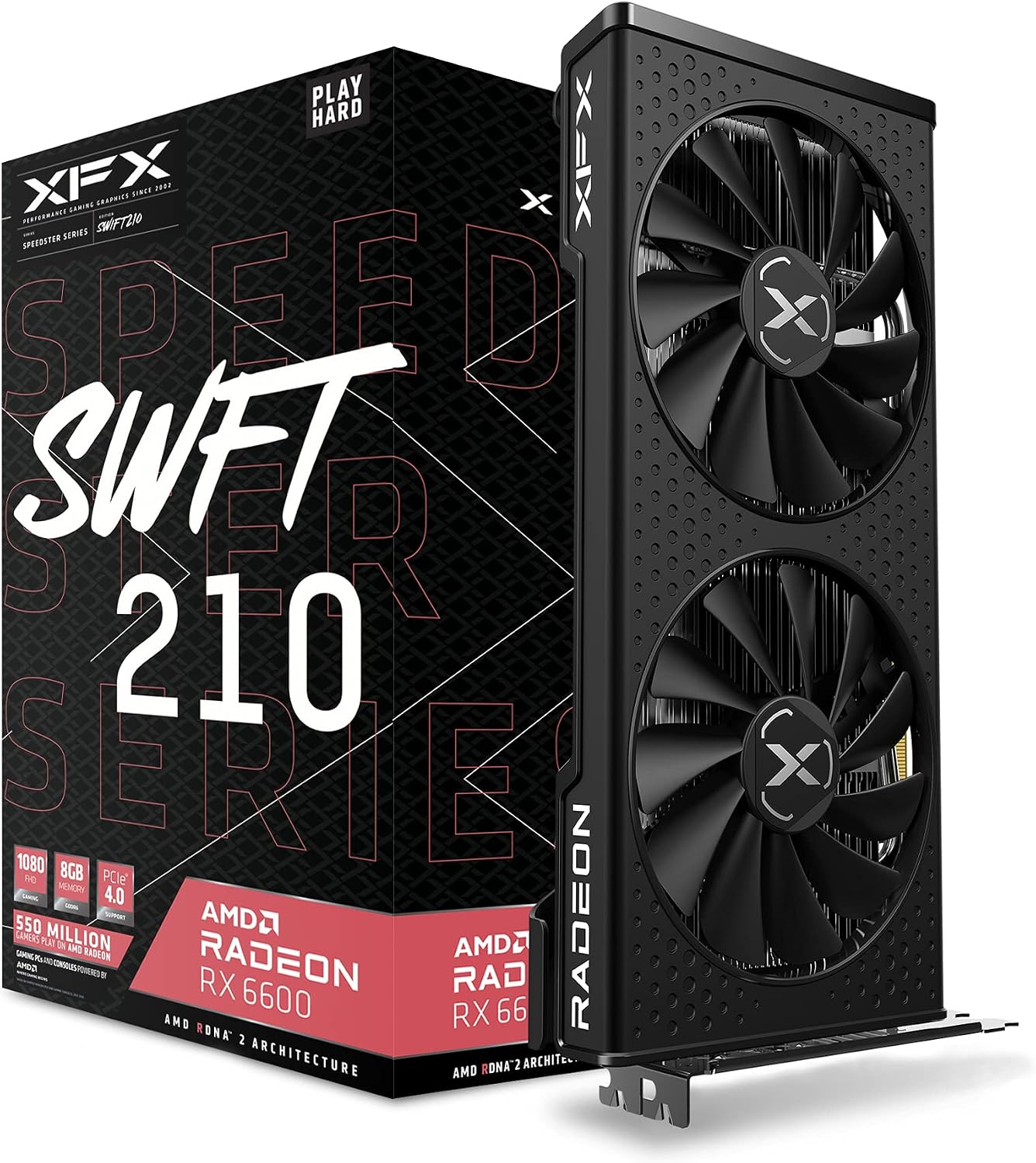 [[ USED ]] XFX Speedster SWFT 210 Radeon RX 6600 8 Go