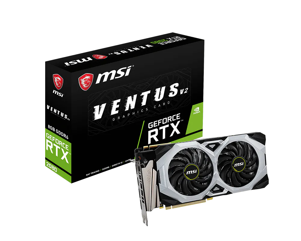 [[ USED ]] MSI GeForce RTX 2080 VENTUS 8G V2 8GB GDDR6