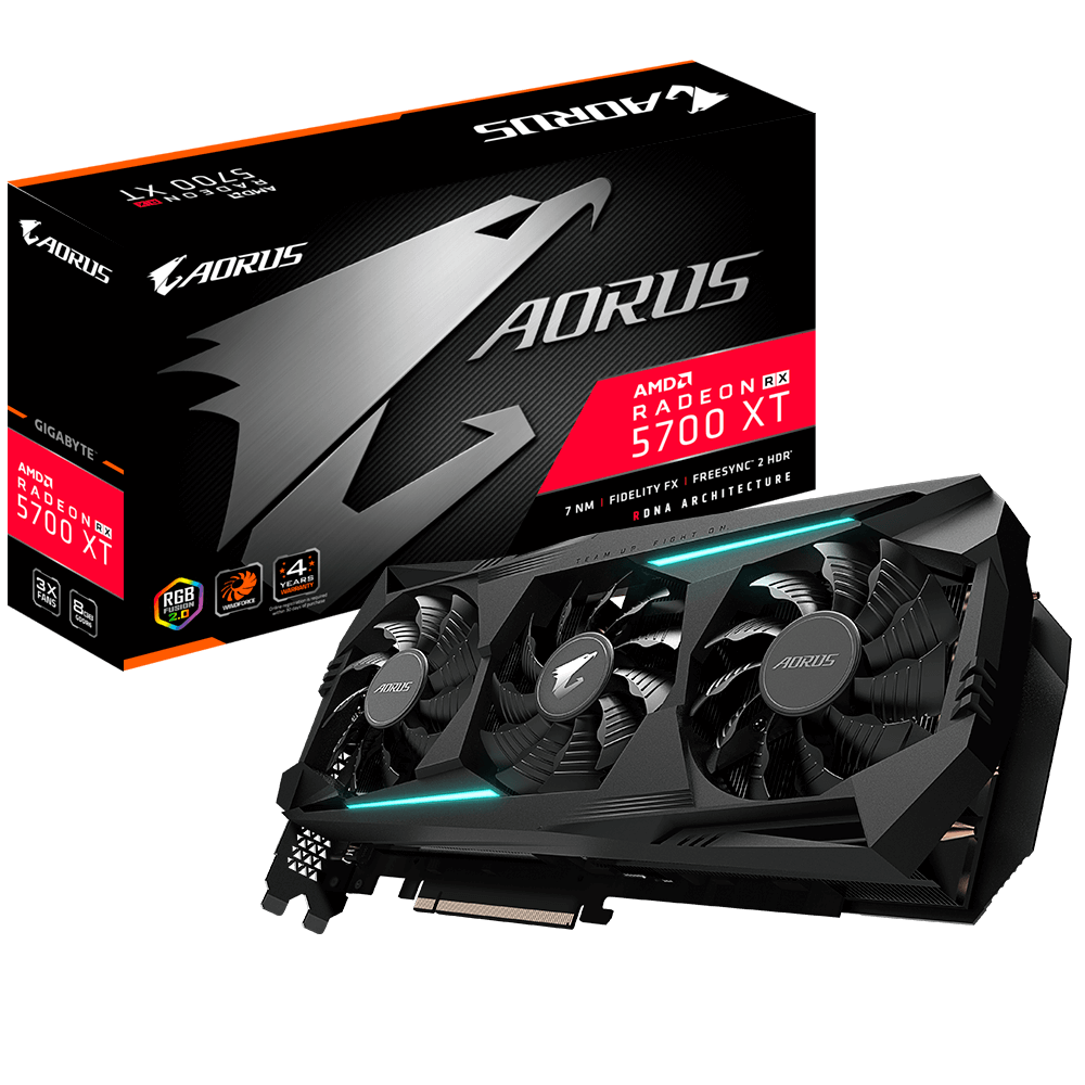 [[ USED ]] GIGABYTE AORUS RX 5700 XT 8GB GDDR6