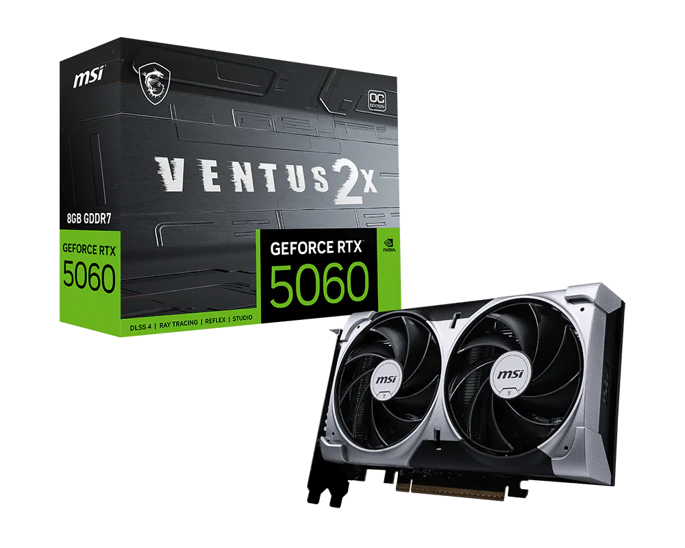 MSI RTX 5060 8GB VENTUS 2X OC