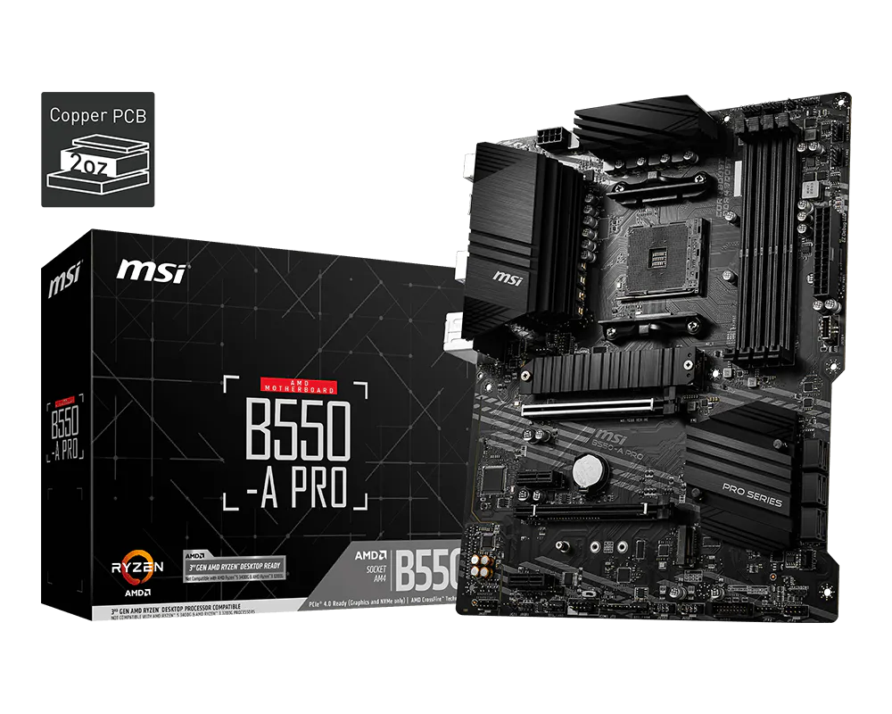 MSI B550-A PRO DDR4
