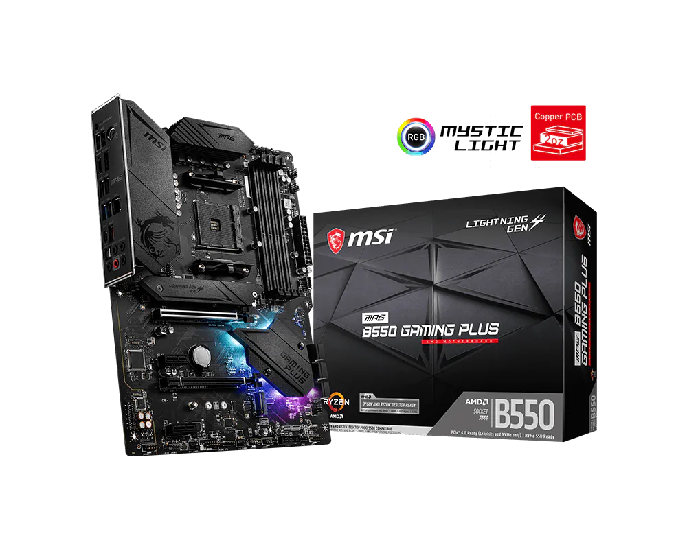MSI MPG B550 GAMING PLUS DDR4