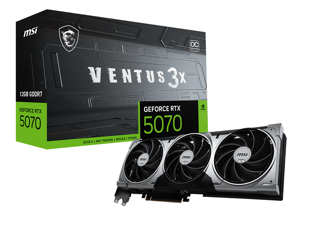 MSI RTX 5070 12GB VENTUS 3X OC