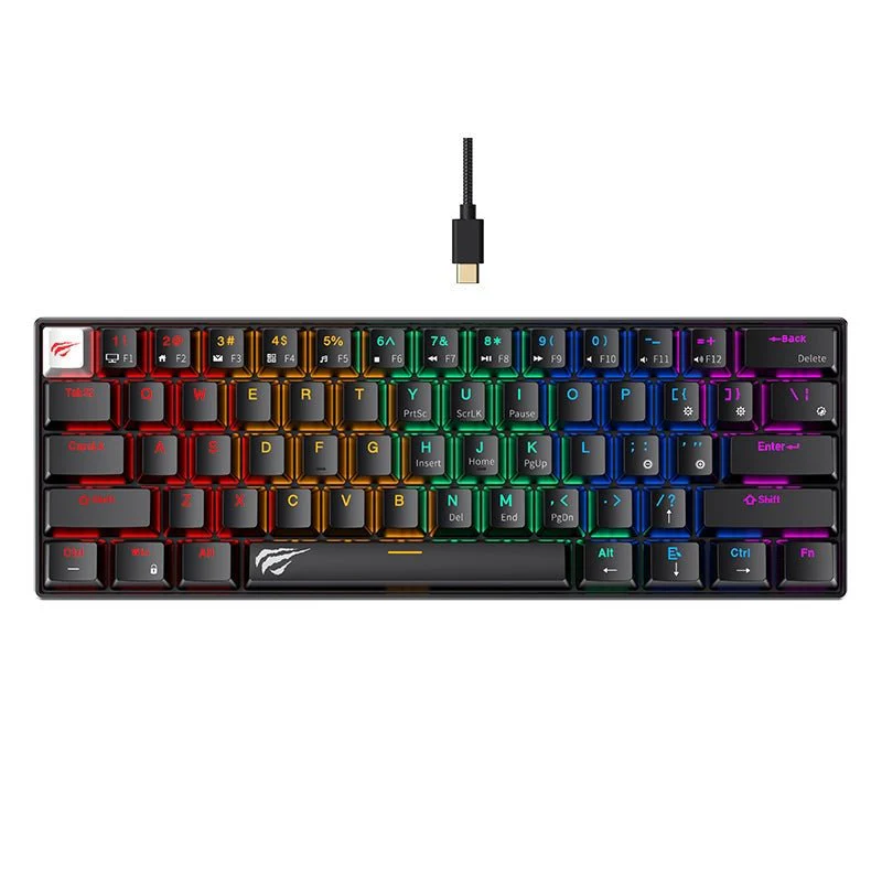 HAVIT KB903L 60% RGB RED SWITCH BLACK