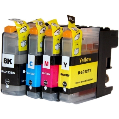 Pack de Cartouches d’Encre Compatibles Brother LC123