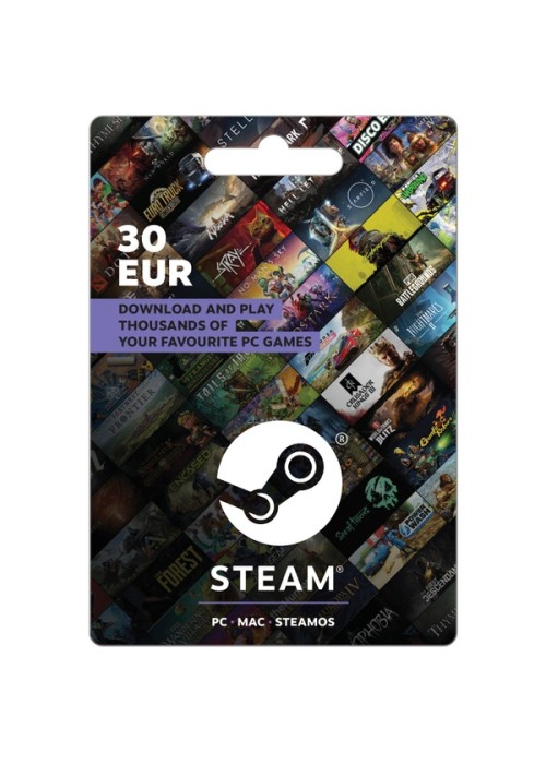 CARTE STEAM 30 EURO