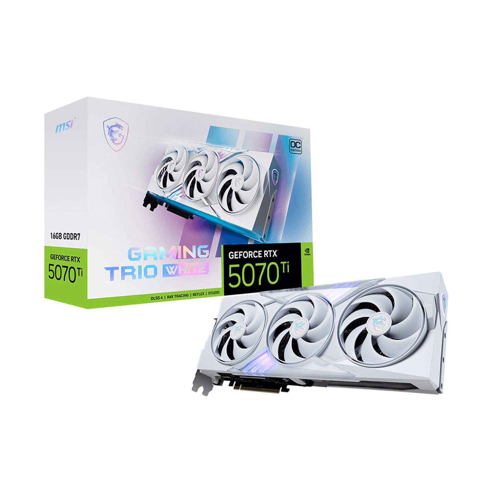 MSI GeForce RTX 5070 Ti 16G GAMING TRIO OC WHITE