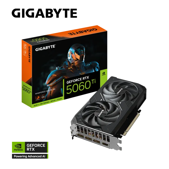 GeForce RTX™ 5060 Ti WINDFORCE MAX OC 8G