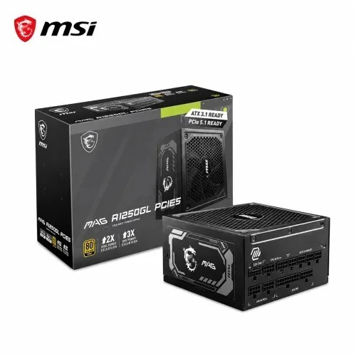 MSI MAG A1250GL PCIE5 GOLD MODULAIRE 1250W