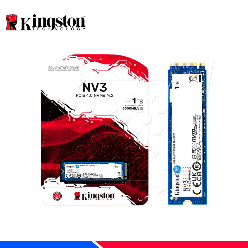 SSD M.2 KINGSTON 1TO NV3 NVME PCIE4.0 6000MB/s