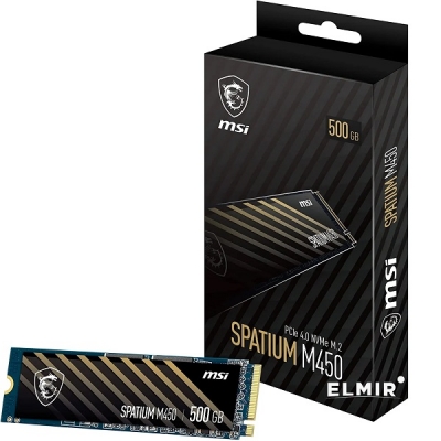 MSI SPATIUM M450 SSD 500Go PCIe 4.0 NVMe M.2