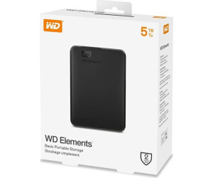 WD Elements Portable 5TO Disque Dur Externe