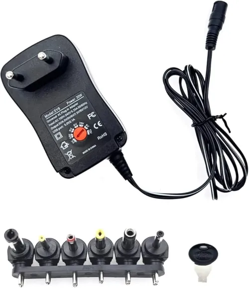 UNIVERSEL CHARGEUR 30W & 12W (3V-4.5V-5V-6V-7.5-9V-12V)
