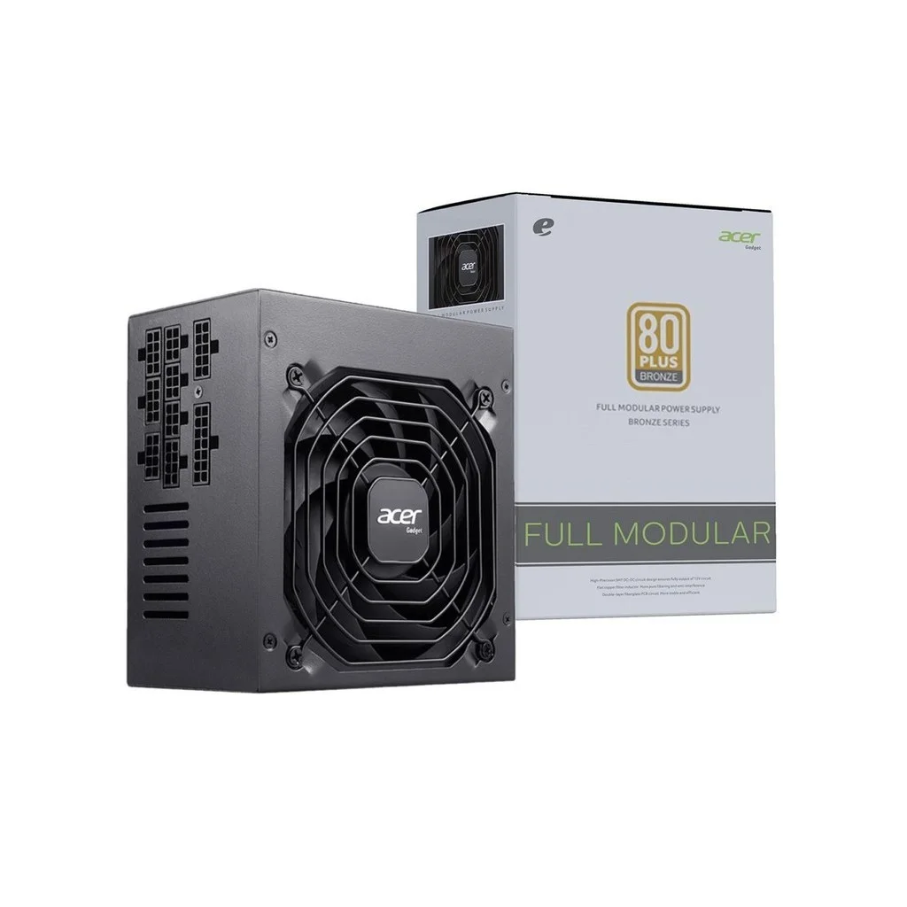 ACER 650W 80PLUS BRONZE FULL MODULAIR AC650 BLACK