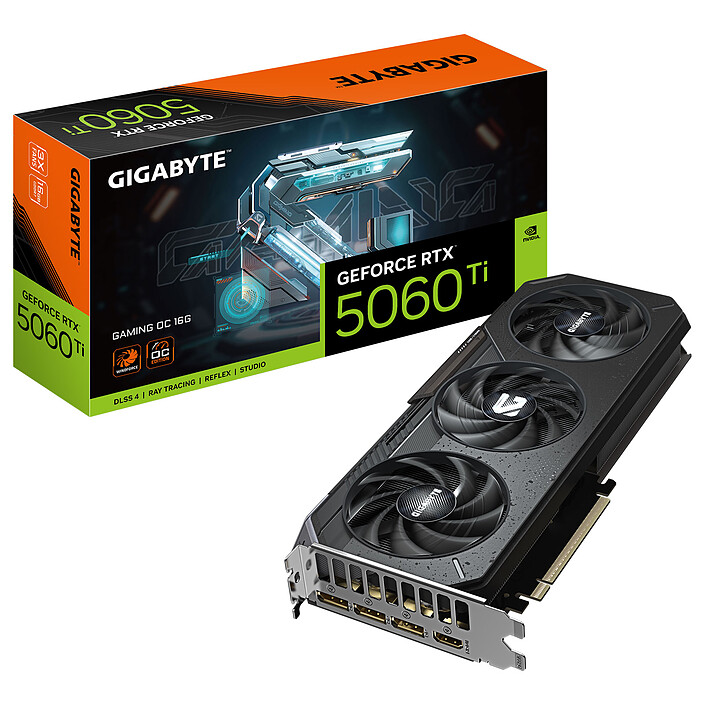 GIGABYTE RTX 5060 TI GAMING OC 16GO